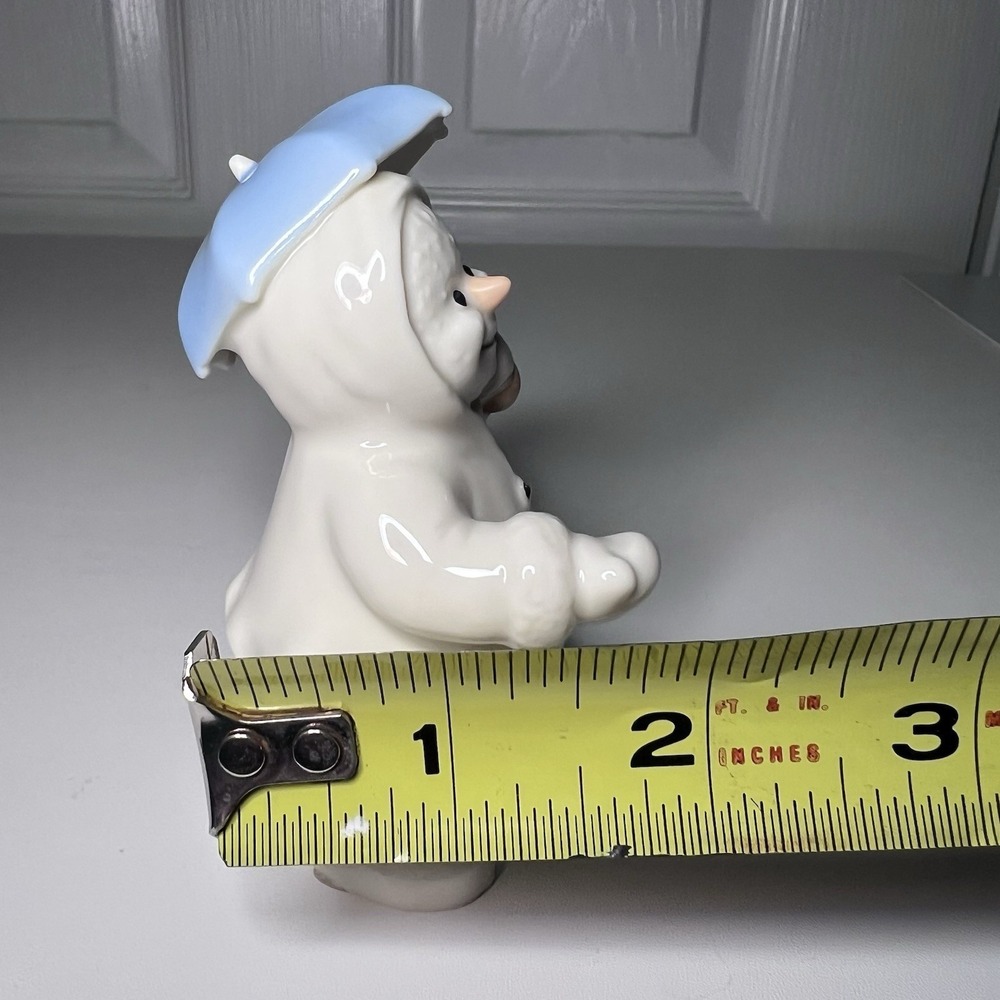 Vtg Lenox 2000 12 Months of Snowmen "April Showers" Umbrella‎ Snowman - Picture 5 of 5